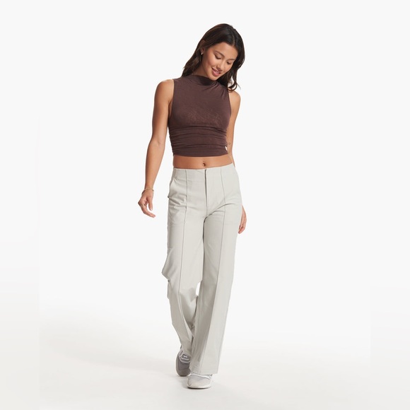NWT Vuori Womens Meta Wideleg VersaLife™ Pant in Vapor